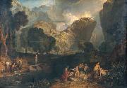 Landschaft mit dem Garten des Hesperides William Turner